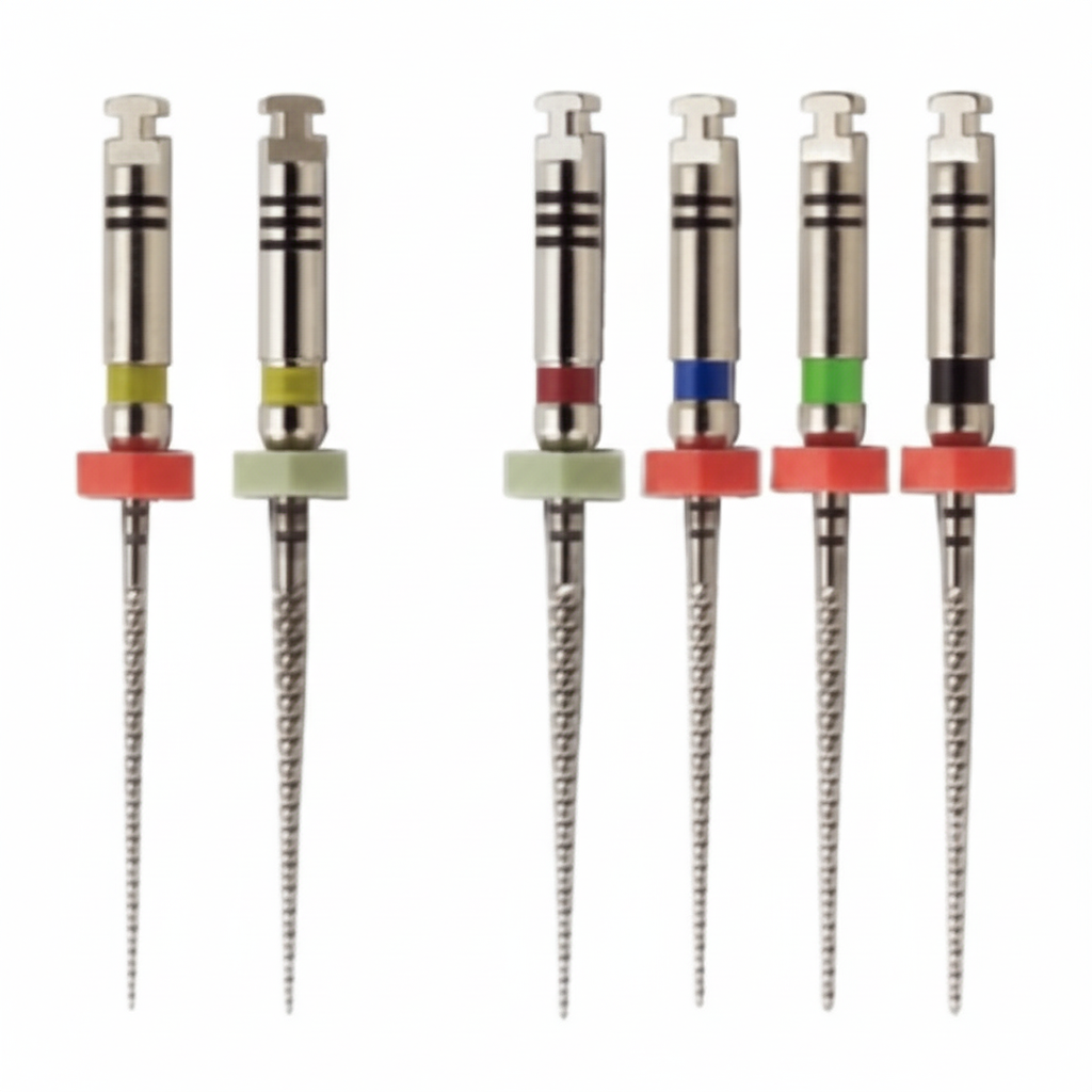 Dental Rotary Files – Constant Taper NiTi Shaping Files for Root Canal (6 Pcs/Pack)
