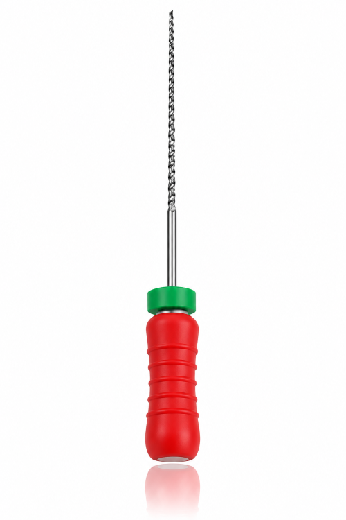 Dental H Files – Endodontic Stainless Steel Hedström Files for Root Canal Shaping (6 Pcs/Pack)