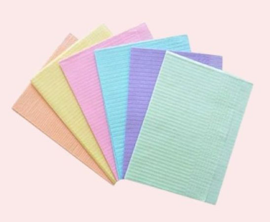 # 111-001: Disposable Dental Bibs - 13" x 18" (3-Ply)