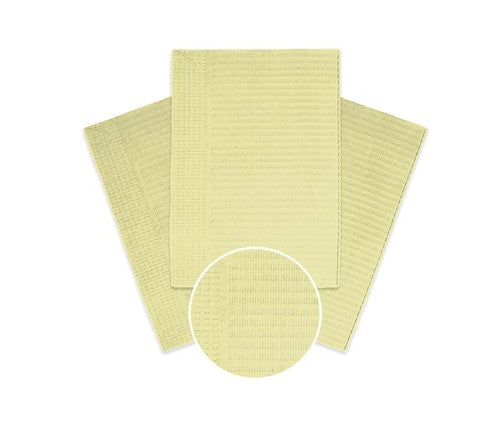 Dental Patient Bibs | 3-Ply Absorbent &amp; Waterproof, 13"x18" | 500 Pcs/Case