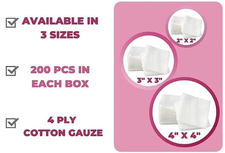 Dental Gauze Sponge-3x3