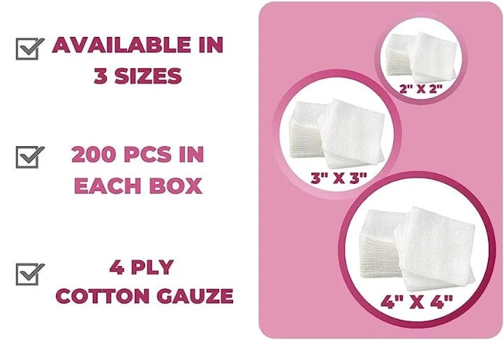 Dental Gauze Sponge-4x4