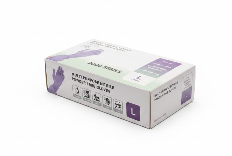 Multi-Purpose Nitrile Powder-Free Gloves – 1,000/Case (Medium &amp; Large)
