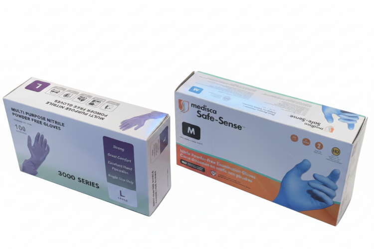 Multi-Purpose Nitrile Powder-Free Gloves – 1,000/Case (Medium &amp; Large)